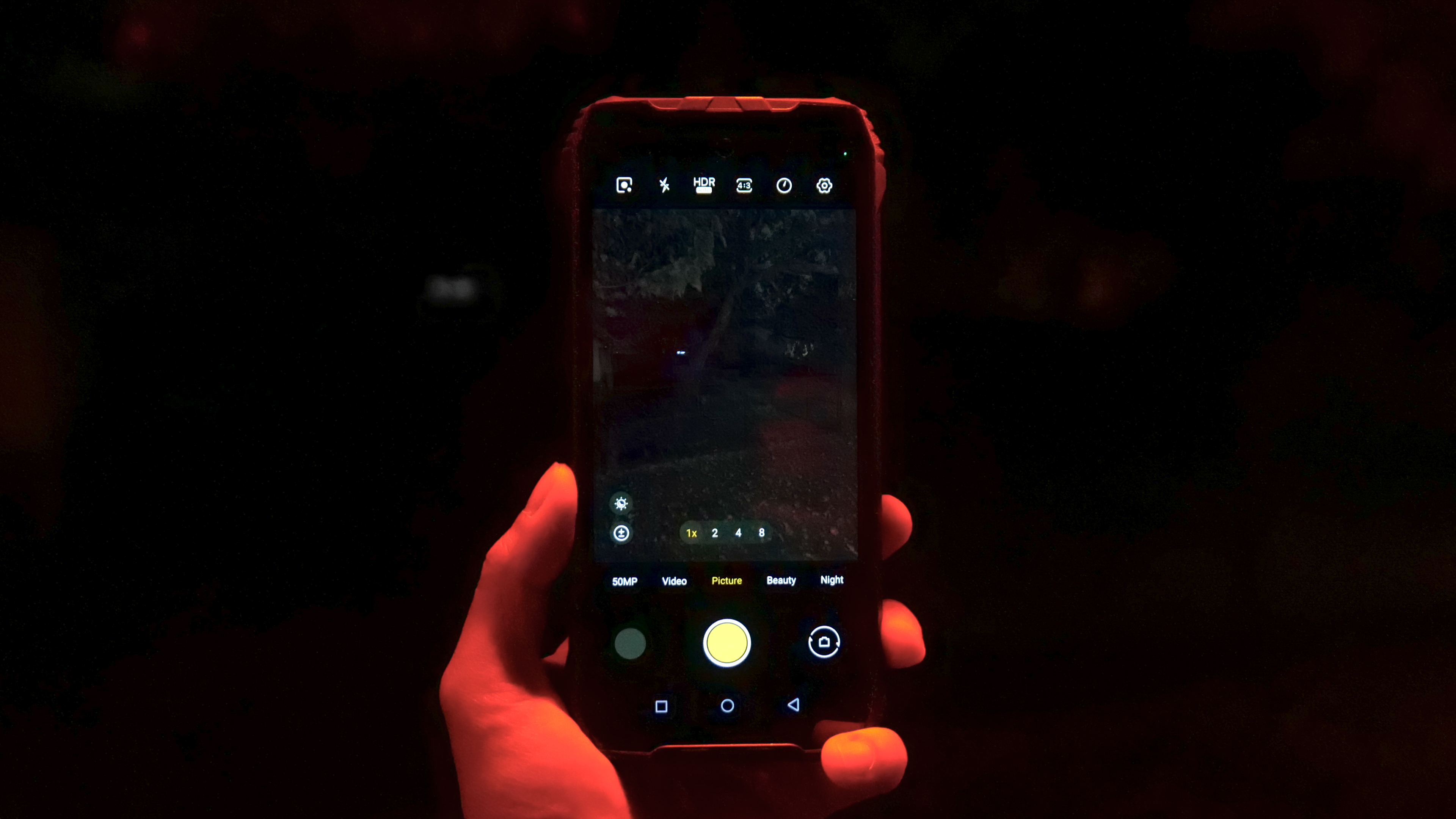 Blackview Xplore 2 held in the hand.