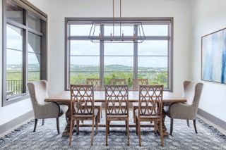 Dining room with view