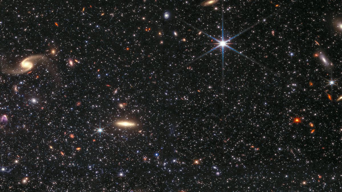 Kosmiczny Teleskop Jamesa Webba rejestruje nocne niebo w galaktyce (niezbyt daleko)