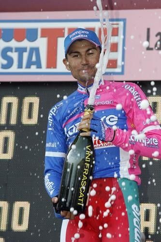 Bruseghin lets go with the champers.