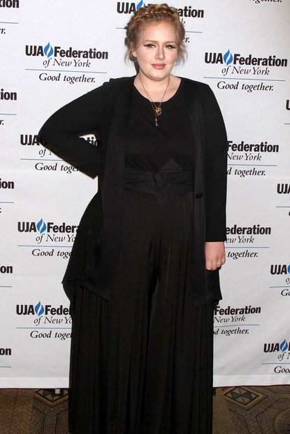 Adele at the UJA Music Visionary of the Year Award Luncheon in New York