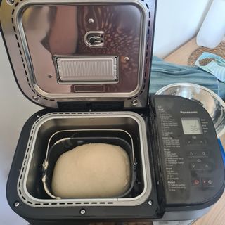 Bread dough in the Panasonic Bread Maker