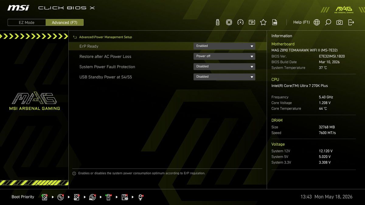 MSI MAG Z890 Tomahawk Wifi II