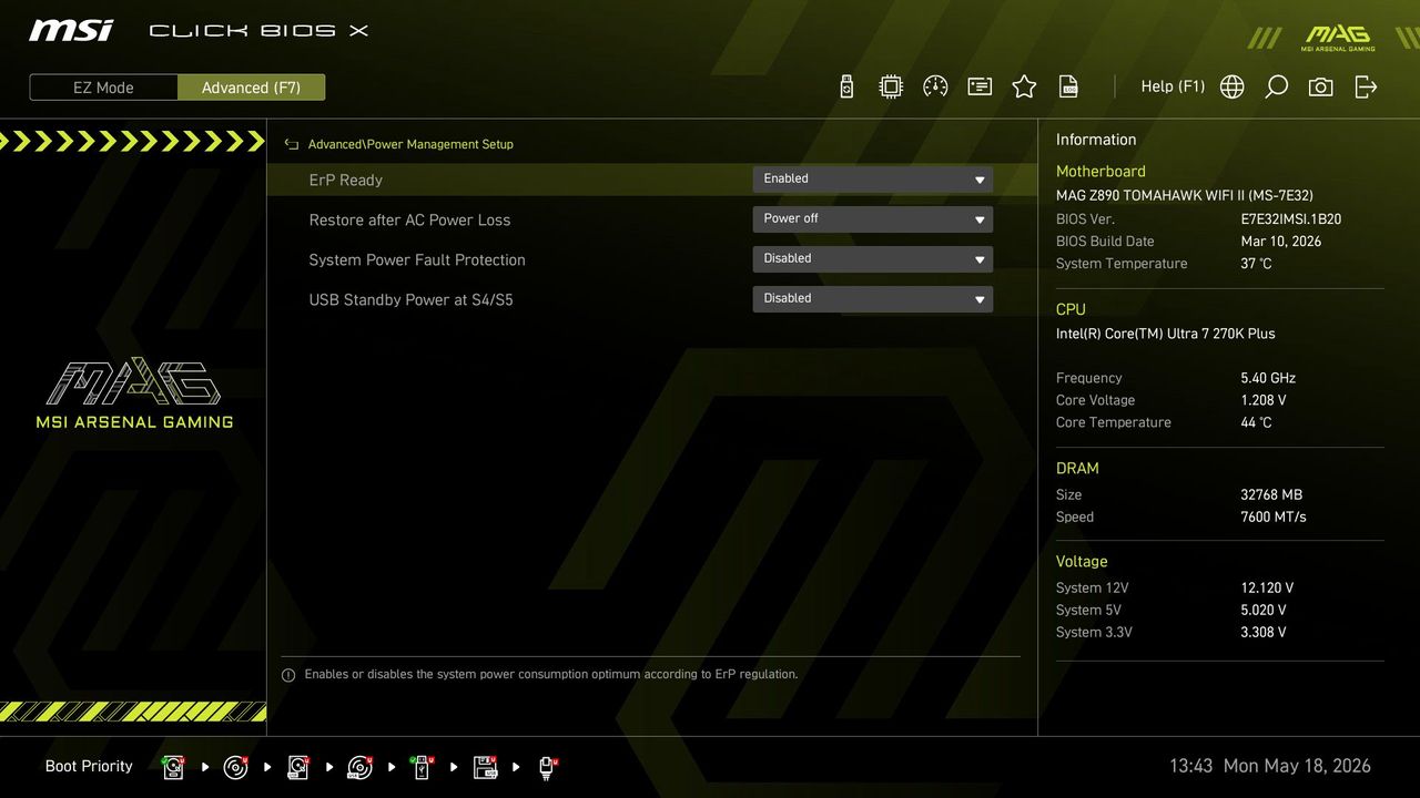 MSI MAG Z890 Tomahawk Wifi II