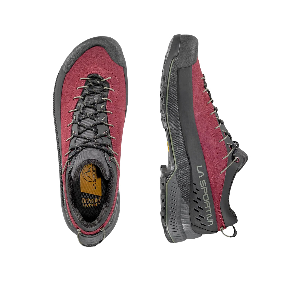 Approach shoes on white background