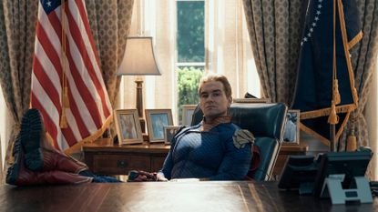 Homelander in the Oval Office in The Boys season 5