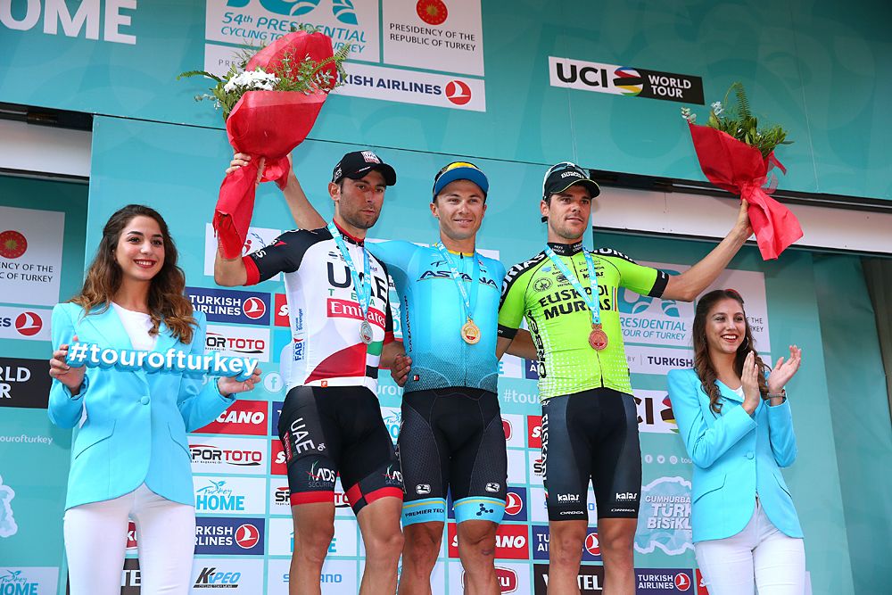 Alexey Lutsenko (Astana) wins stage 4 at Tour of Turkey and moves into overall lead