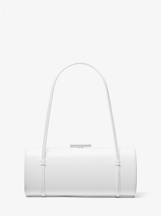 Natalie Leather Barrel Bag