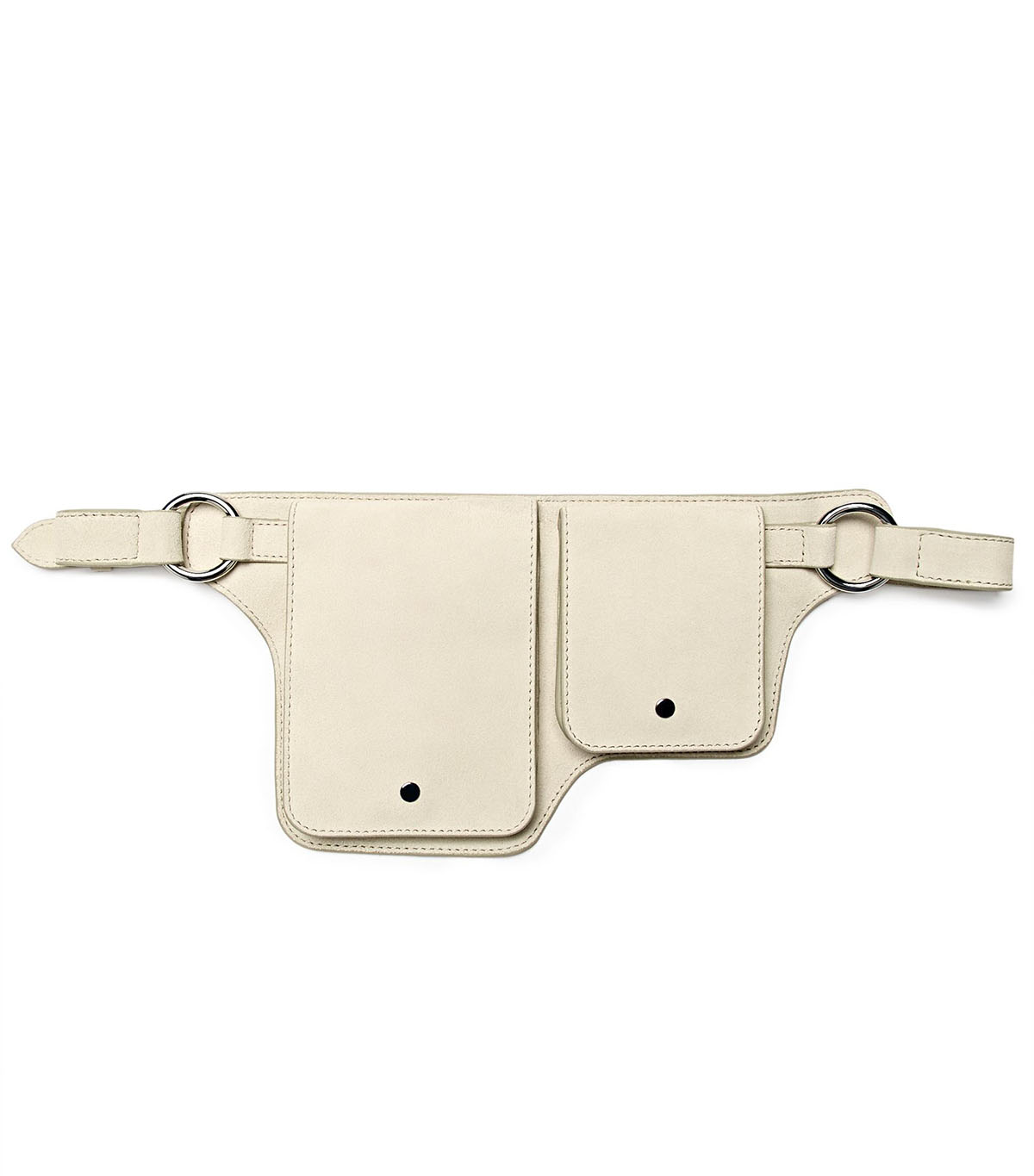 Massimo Dutti, Split Leather Double Compartment Belt Bag
