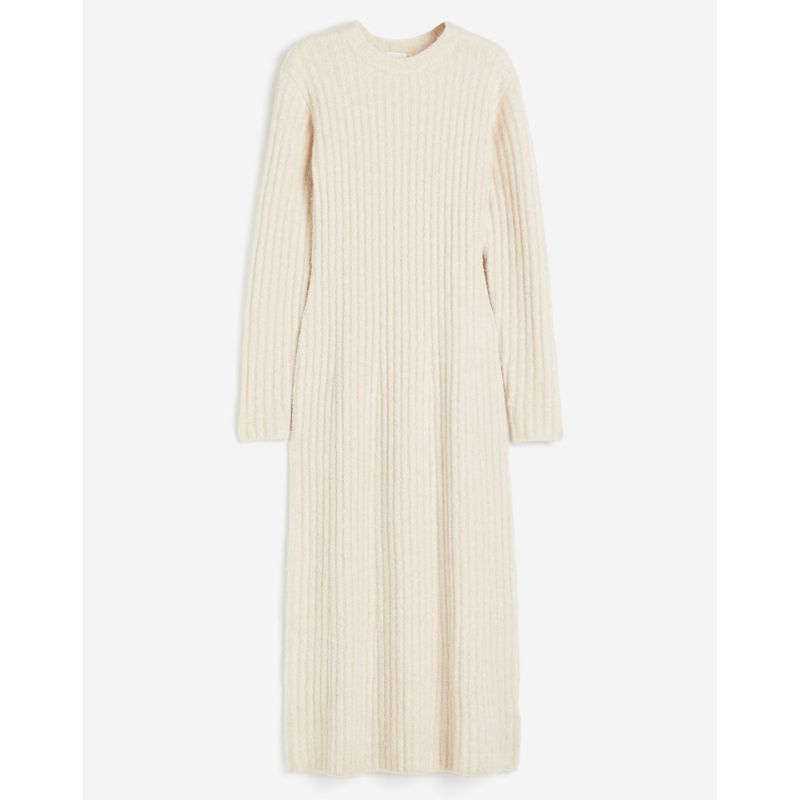 H&amp;M, Long Rib-Knit Dress