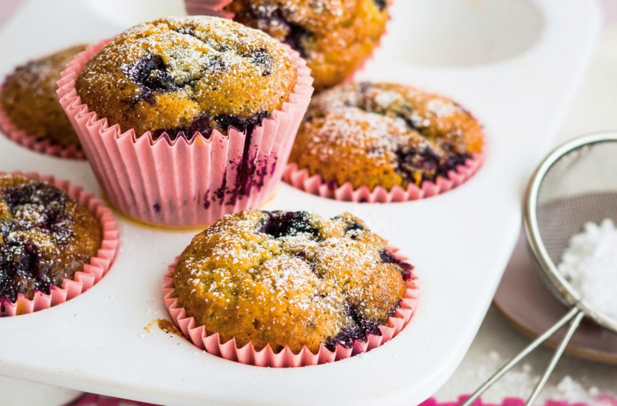 Blueberry muffins British Recipes GoodTo