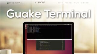 Website screenshot for Guake Terminal