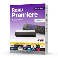 Roku Premiere 4K: was $34 now $19 @ Walmart