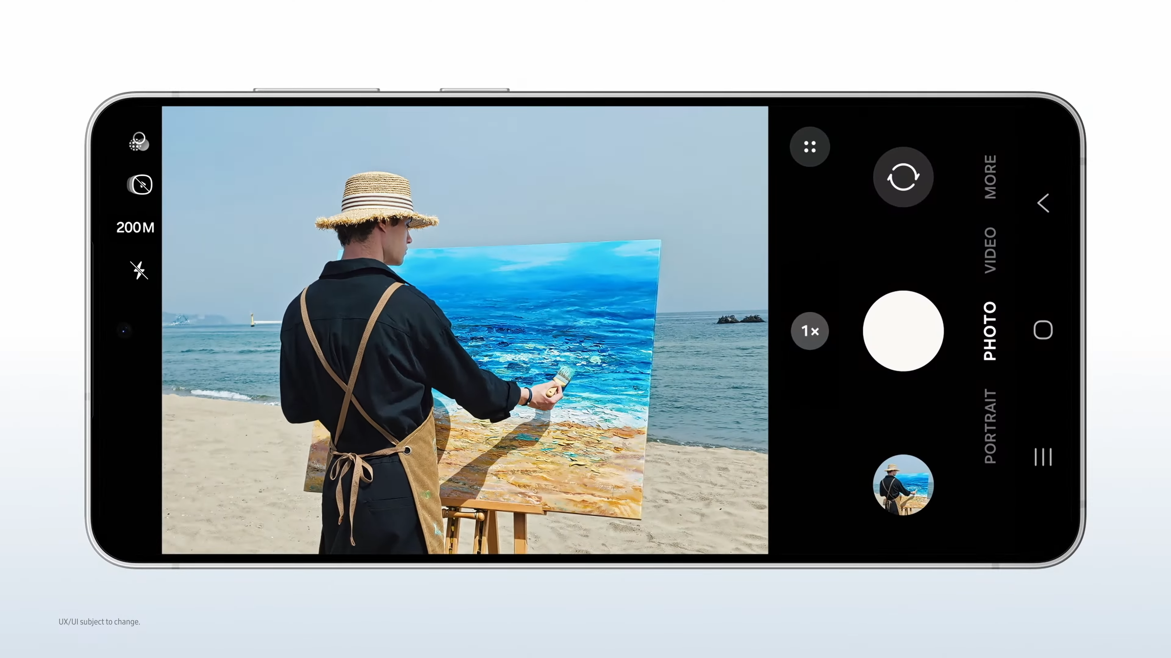 S25 Edge 200 MP camera