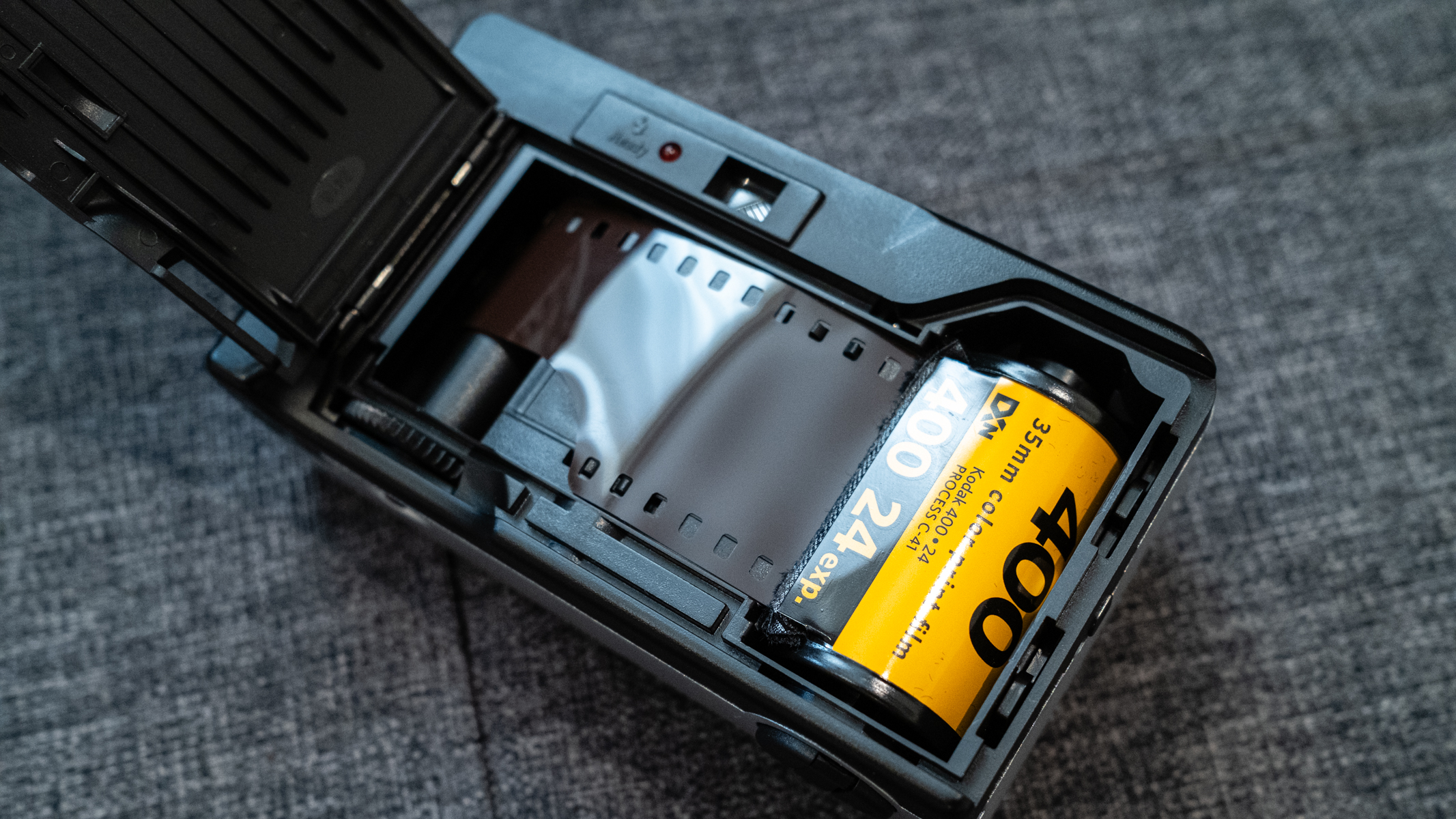 Kodak Ektar H35 with film being loaded