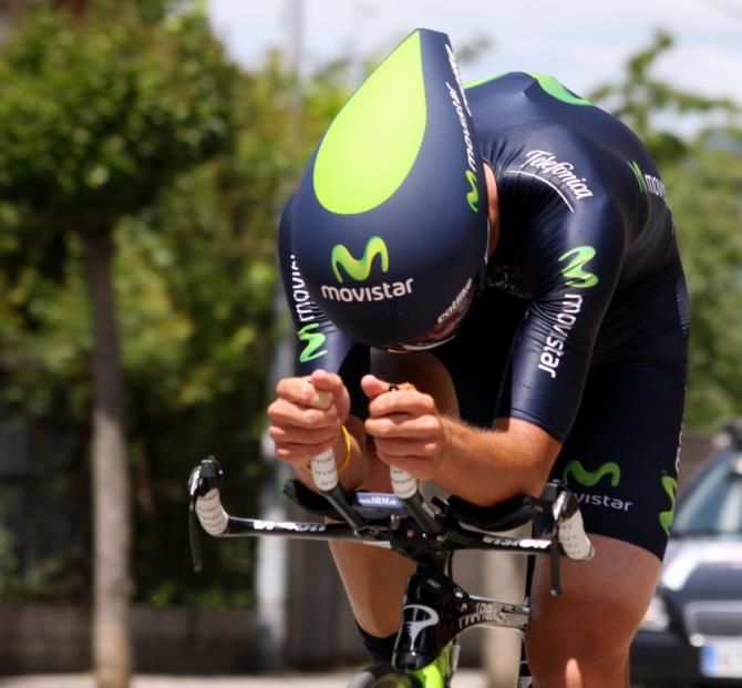 Ruben Plaza (Movistar Team) would earn the bronze medal in Spain's TT championship