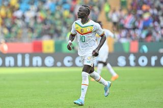 Senegal AFCON 2023 squad: Senegal's midfielder #10 Sadio Mane runs during the Africa Cup of Nations (CAN) 2024 group C football match between Senegal and Gambia at Stade Charles Konan Banny in Yamoussoukro on January 15, 2024. (Photo by Issouf SANOGO / AFP) (Photo by ISSOUF SANOGO/AFP via Getty Images)