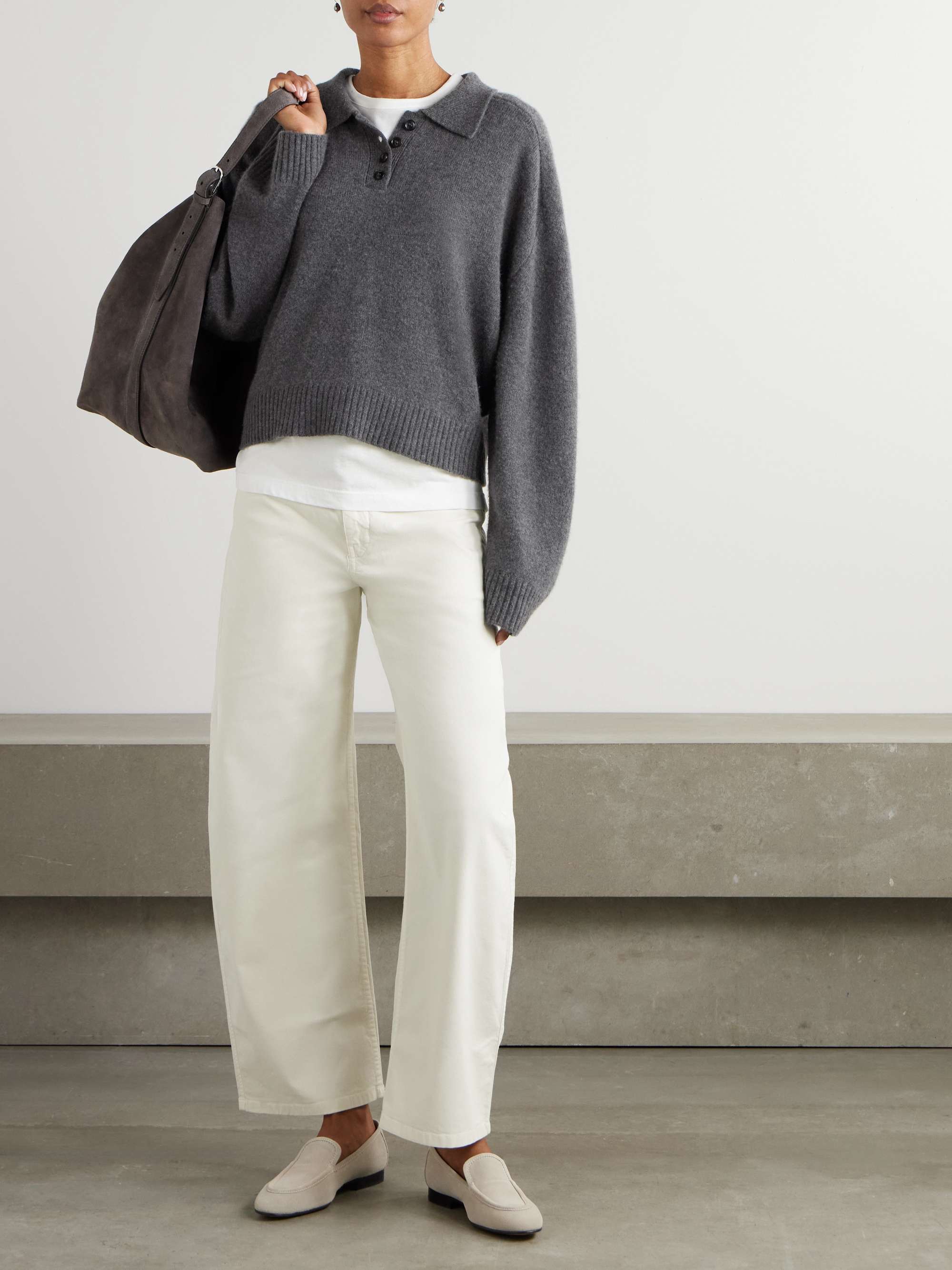 LOULOU DE SAISON Homere Cashmere Sweater