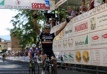 2012 Coppa Sabatini champion Fabio Duarte (Colombia-Coldeportes)