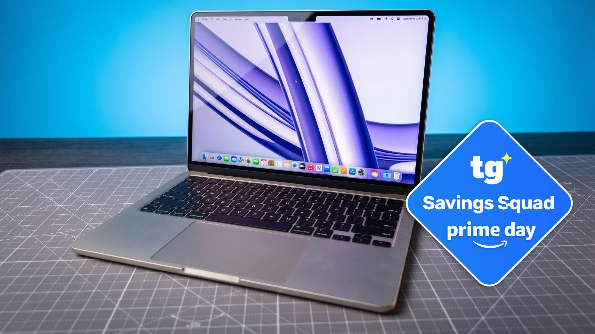 MacBook Air M3 with Prime Day deal tag