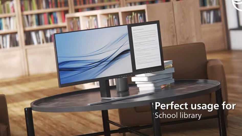 New Philips Monitor Features an E-Paper Side Panel | Tom's Hardware