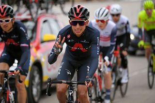 LA CALMETTE FRANCE FEBRUARY 04 Egan Arley Bernal Gomez of Colombia and Team INEOS Grenadiers during the 51st toile de Bessges Tour du Gard 2021 Stage 2 a 154km stage from SaintGenis to La Calmette EDB2020 on February 04 2021 in La Calmette France Photo by Luc ClaessenGetty Images