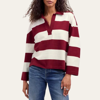 Madewell Stripe Long Sleeve Rugby Shirt