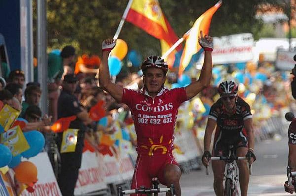 Leonardo Duque (Cofidis) beats Kolobnev and Horrach