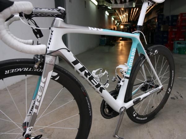 Trek says each team bike takes roughly ten hours to paint.