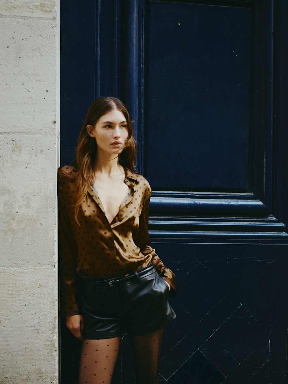 Raya Fitted Silk Shirt