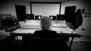 Roger Waters in the studio