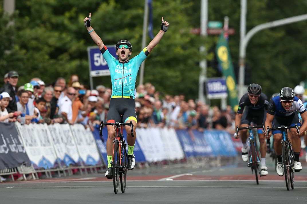 Jesse Kerrison wins the under 23 race