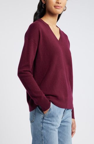 V-Neck Cashmere Sweater