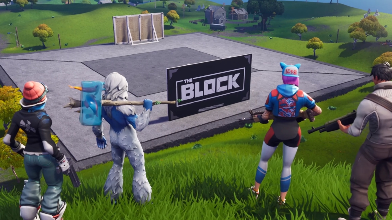 Fortnite Season 7 Adds The Block A Blank Canvas On The Map