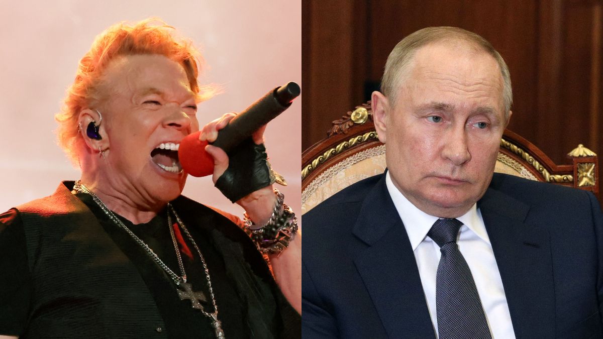 Axl Rose and Vladimir Putin