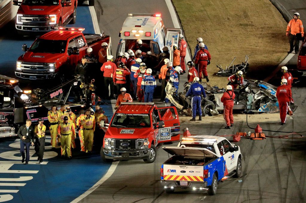 Ryan Newman&amp;#039;s car after Daytona 500