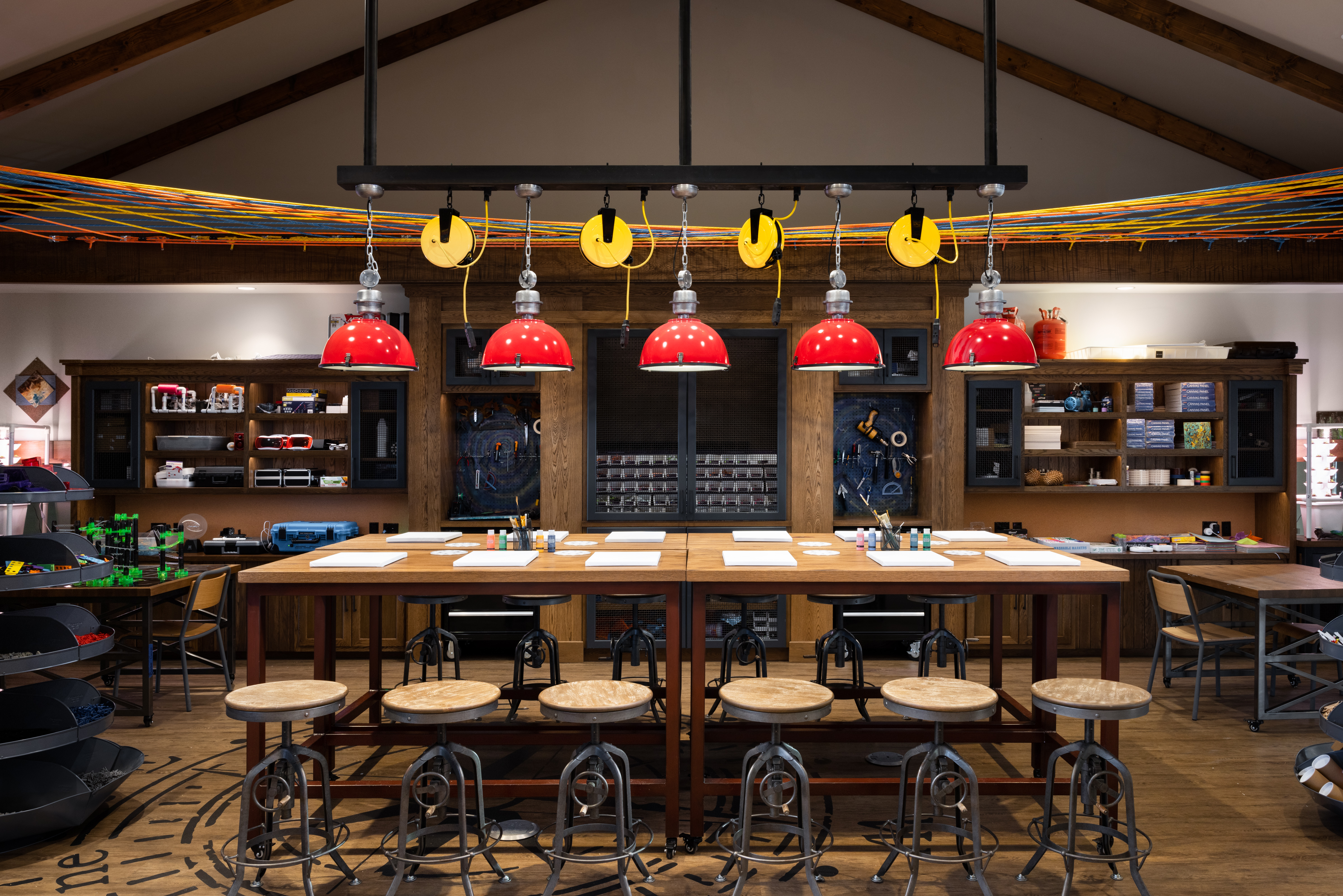 The STEAM lab and amenities at the Talisker Club.