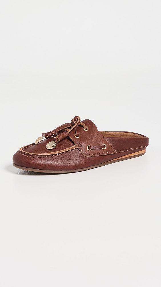 Naveta Boat Shoe Mules - Cotto