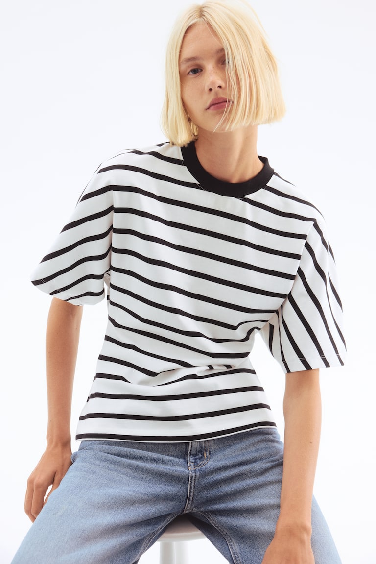 Waisted Cotton T-Shirt