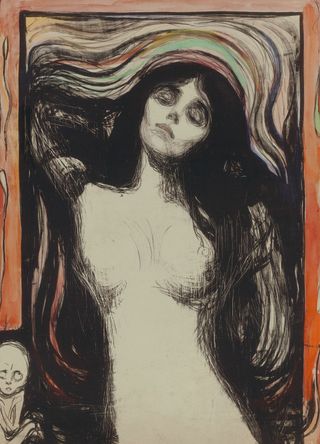 Madonna by Edvard Munch