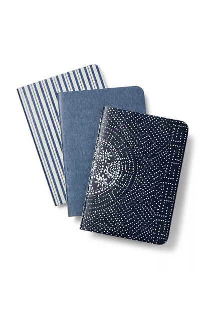 Levi's x Target Three-Pack Denim Print Ruled Sewn Notebook