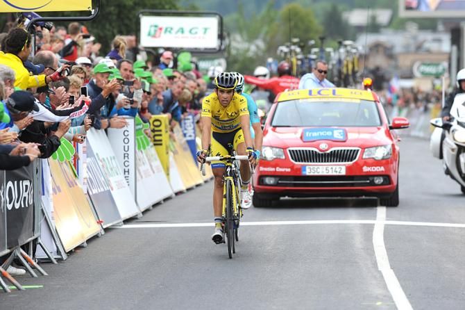 Alberto Contador (Tinkoff Saxo) finished in 10th place on the final stage