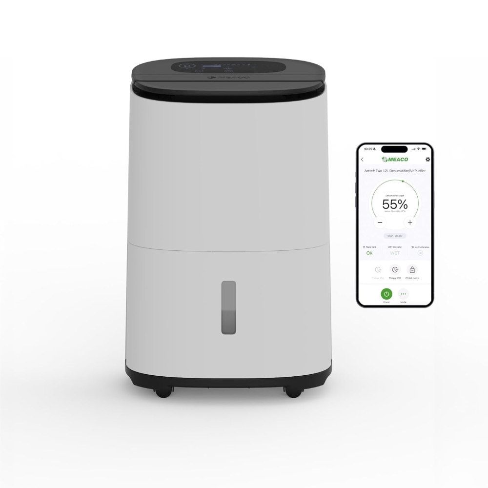 Meaco MeacoDry Arete Two 10L Dehumidifier & HEPA H13 Air Purifier