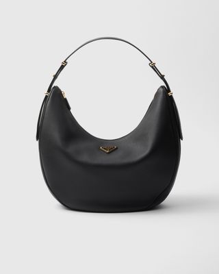 Prada Arqué Large Leather Shoulder Bag