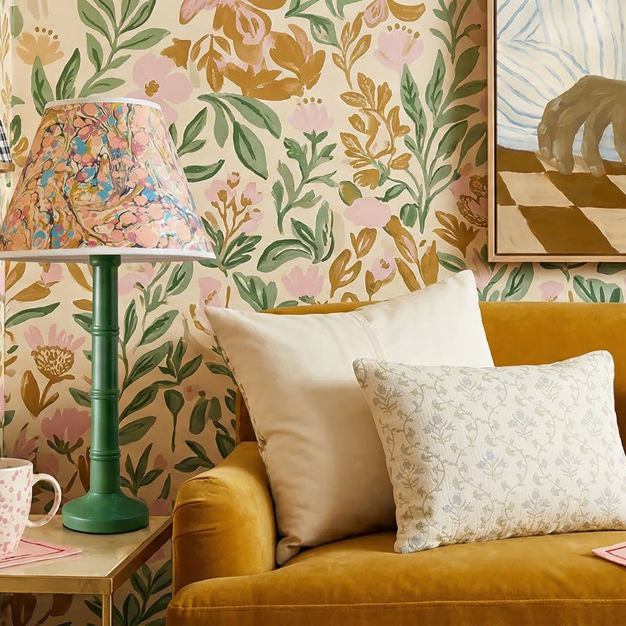 Anthropologie sale picks in a living room