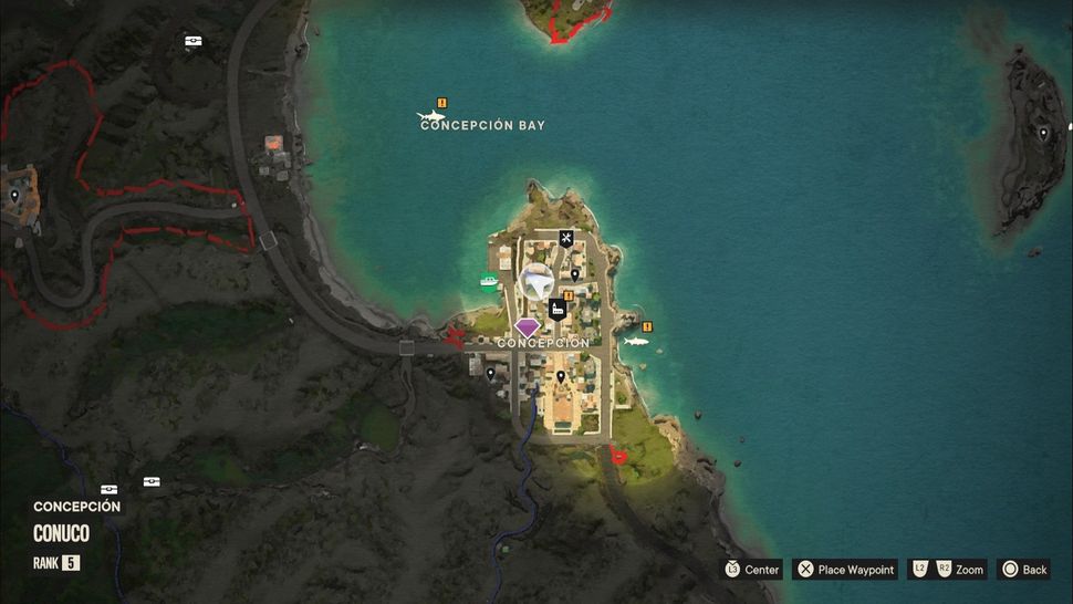 Расположение сундуков Far Cry 6 Criptograma в Консепсьоне