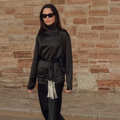 all black street style