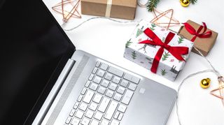 Christmas laptop