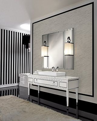 art deco bathroom