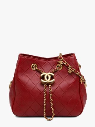 Pre-Loved Chanel Small Leather Bucket Bag